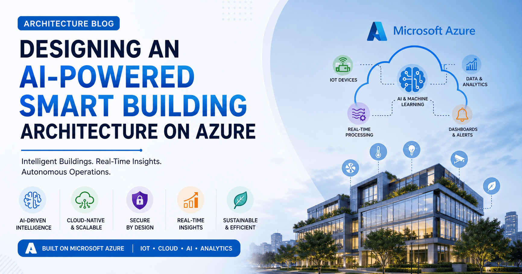 Designing an AI-Powered Smart Building Architecture on Azure